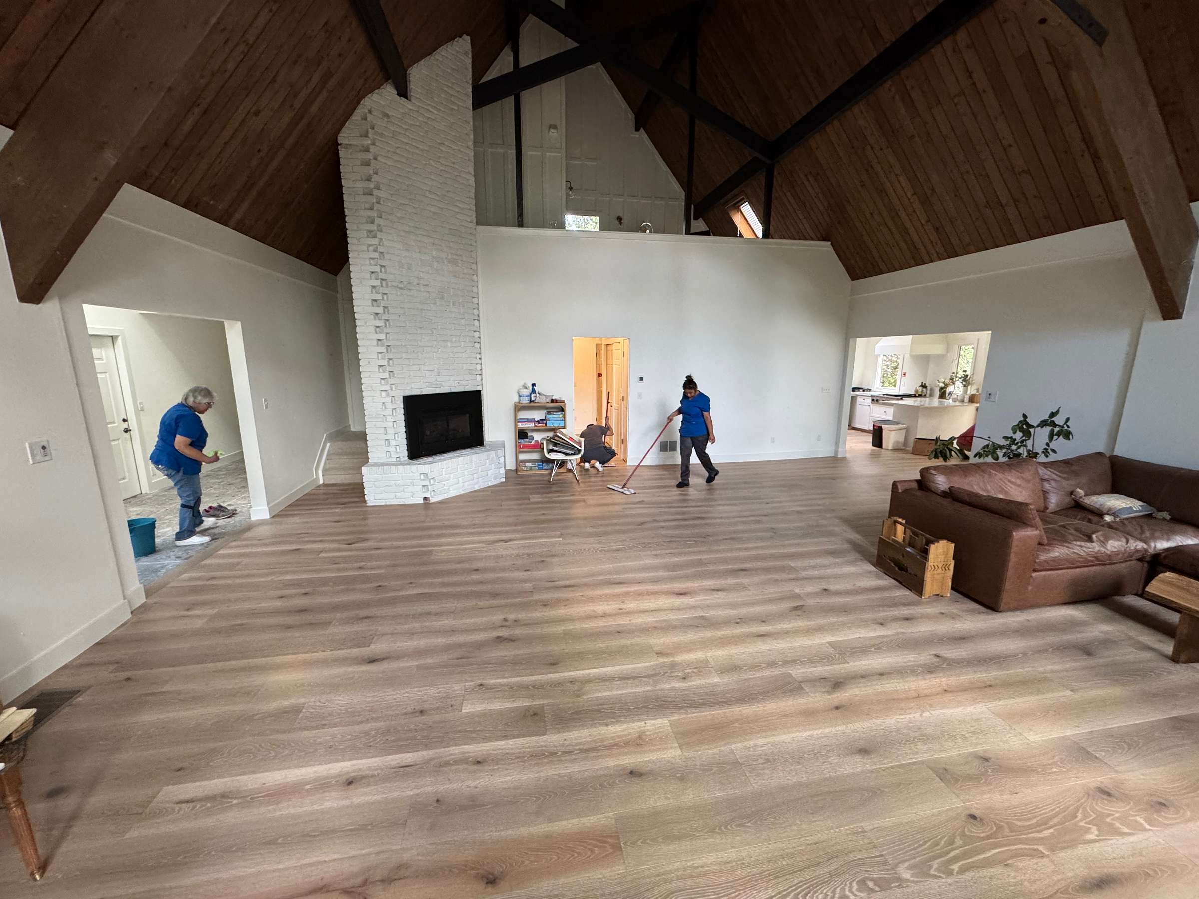 Colorado Engineered Hardwood Flooring in Living Room